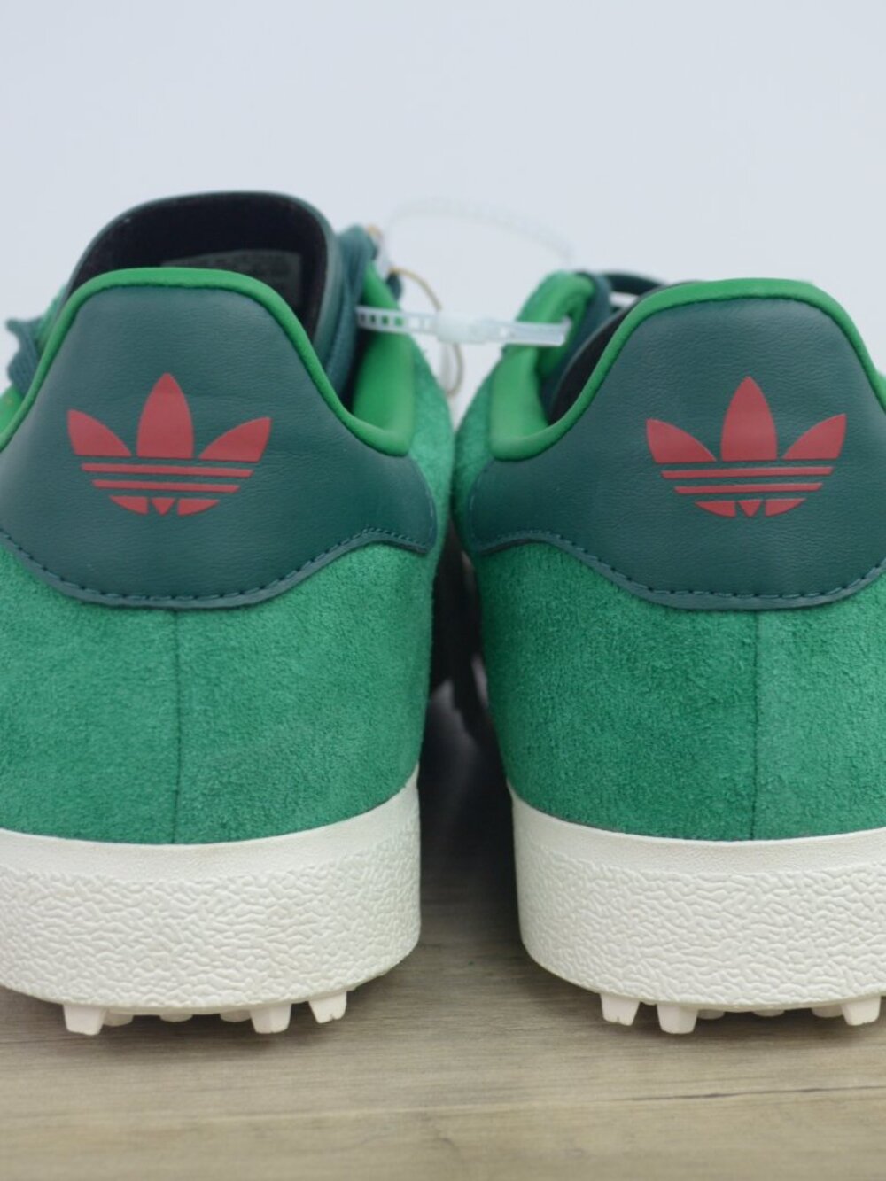 Adidas Gazelle Spikeless Golf Shoes Men Size 11 Green Suede Turf Sole Golf Sneak - Picture 5 of 7